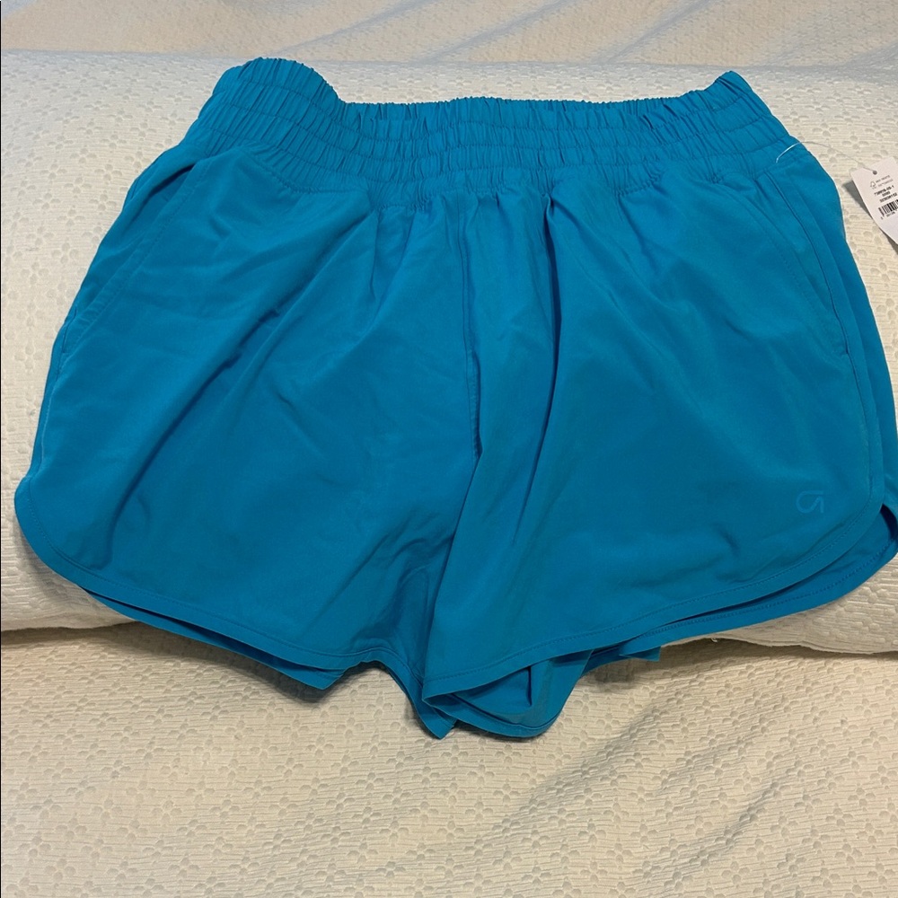 Blue Women's Athletic Shorts